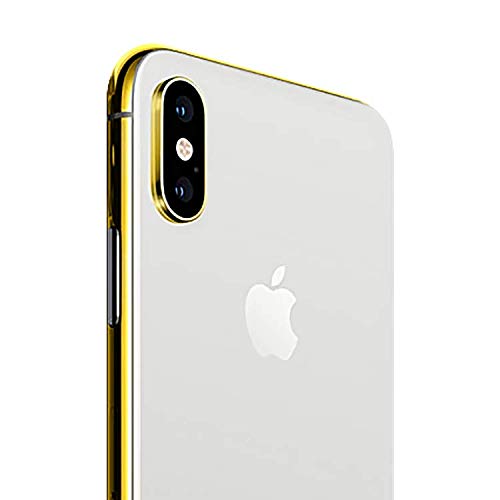 iPhone XS Gold Plated 24K - 256GB, 4G LTE, Silver : Buy Online at